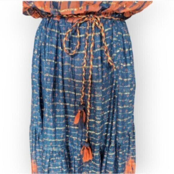 Anthropologie -VERB BYPALLAVI SINGHEEV - Blue Bandhani Printed Dress NWT… - Picture 6 of 13
